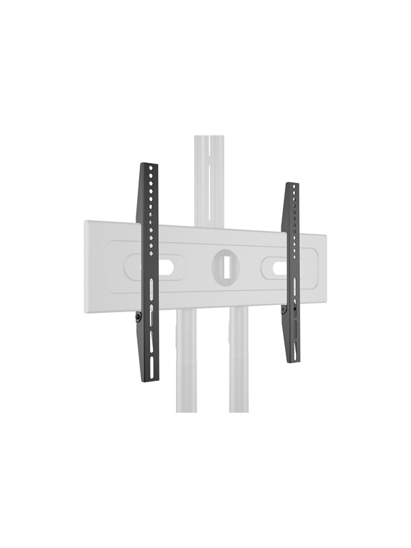 Multibrackets M Public mounting component - non-tilting - for flat panel - black - Max - recommended for