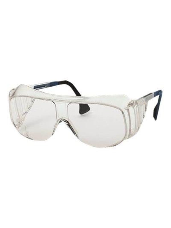 Uvex 9161 - safety glasses - polycarbonate thermoplastic polyurethane (TPU) polybutylene terephthalate - black frame blue frame