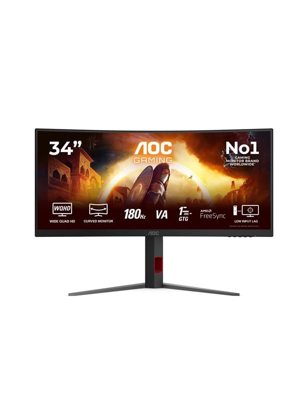 Image of 34" AOC CU34G4 - 3440x1440 (UWQHD) - 180Hz - VA