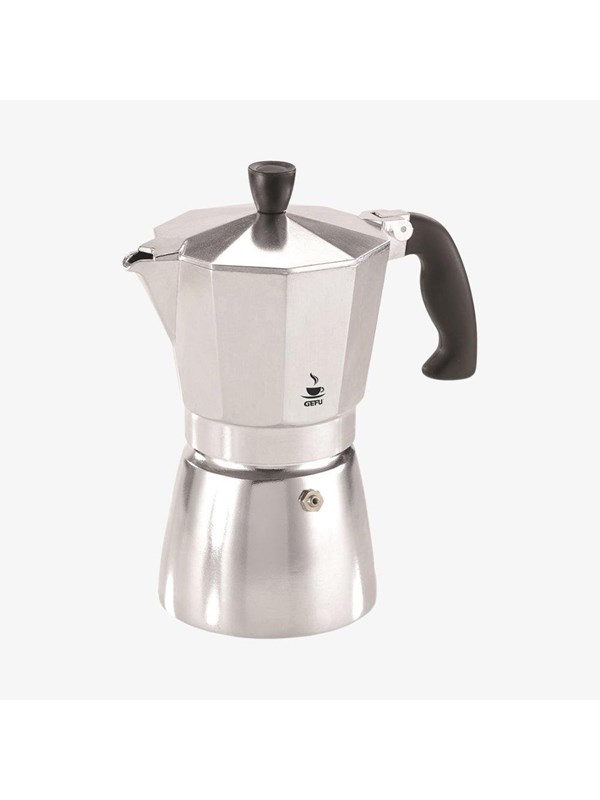 Italienische Kaffeemaschine aus Aluminium für 3 Tassen Lucino