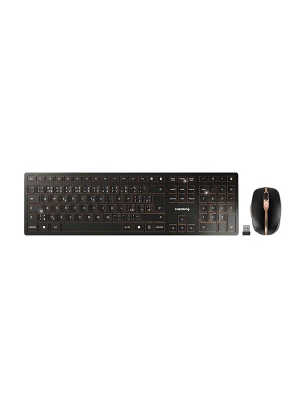 Cherry DW 9100 - Tastatur & Maus Set - Schwarz