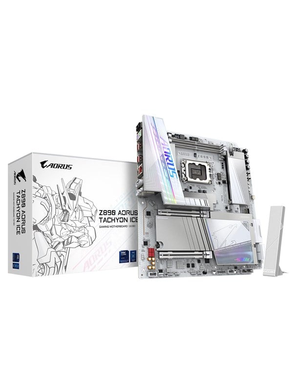 GIGABYTE Z890 AORUS TACHYON ICE Mainboard - Intel Z890 - Intel LGA1851 - DDR5 RAM - Extended ATX - Bild 5