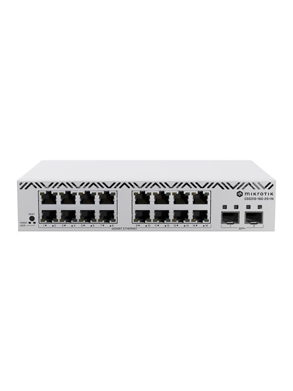 MikroTik CSS318-16G-2SIN - switch - 18 ports - smart - rack-mountable