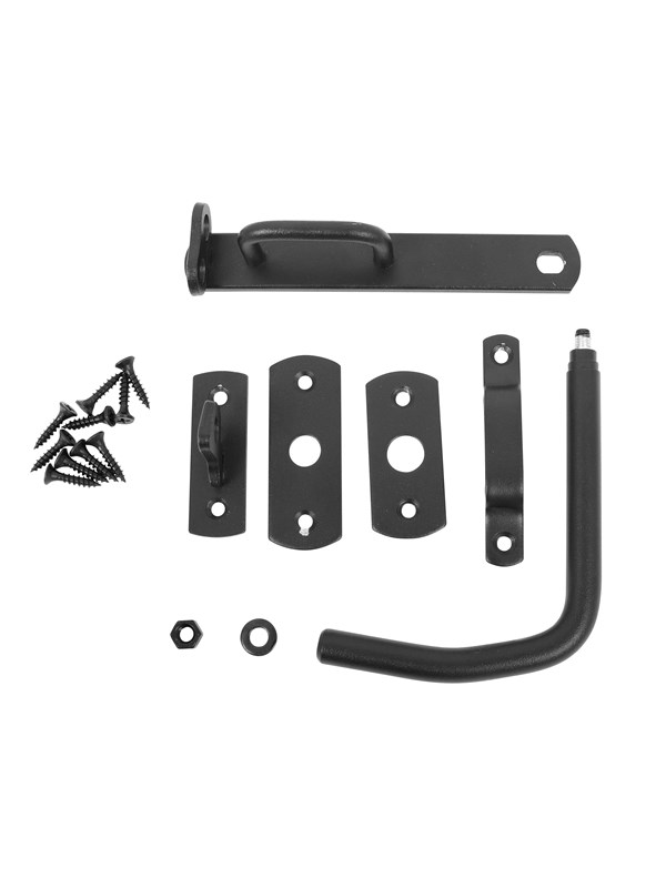 Home>it barn door handle matte black 26-50 mm.