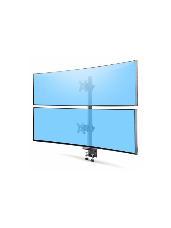 StarTechcom Desk Mount For 2x Vertically Stacked Monitors - Max 32 kg - recommended for 17-49 ultrawide