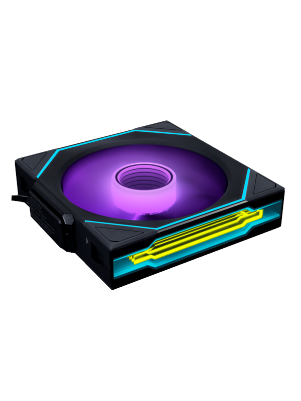 Lian Li UNI FAN SL-INFINITY Wireless - Gehäuselüfter - 120mm - Schwarz mit RGB LED - 30 dBA