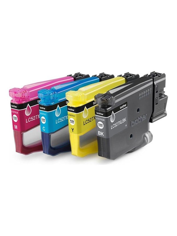 Brother LC527XL Value Pack - 4-pack - High Yield - black yellow cyan magenta - original - ink cartridge - Modell: LC527XLVAL