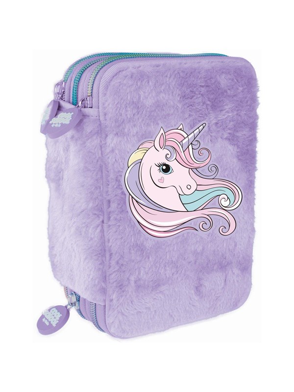 Tinka Federmppchen dreifach Unicorn lila  Cool School