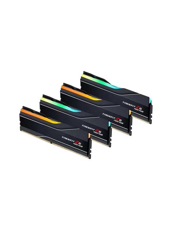 G.Skill Trident Z5 Neo RGB DDR5-6000 - 256GB - CL34 - Quad Channel (4 pcs) - AMD EXPO - Schwarz mit RGB