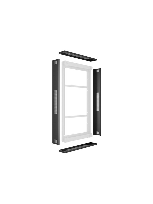 Multibrackets M mounting component - for digital signage LCD panel - black - Max 63 kg - recommended for 55