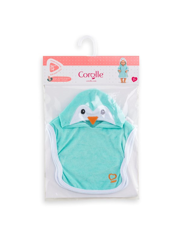 Image of Corolle Cor. MGP 14" Bathcape - Penguin