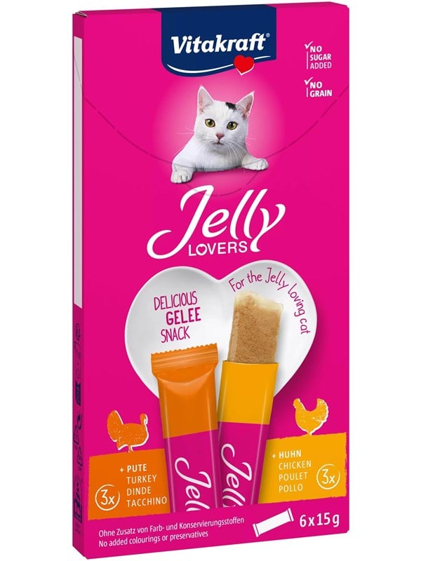 Vitakraft Jelly Lovers mit Huhn  Pute 6-Pack x 15g