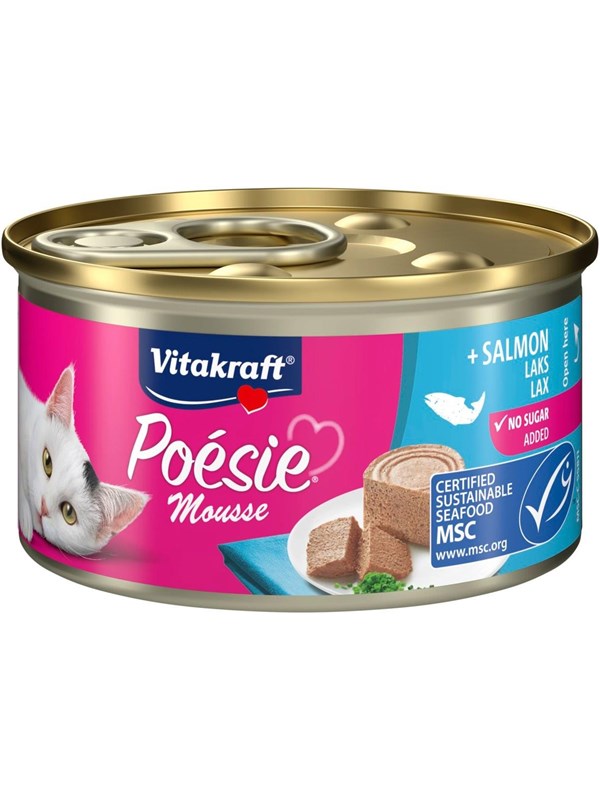 Vitakraft vitakraft poesie Mousse Lachs 85gr