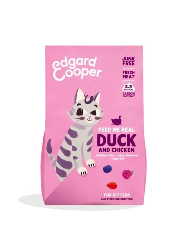 Edgard Cooper edgard cooper Ktzchen Trockenfutter EnteHuhn 2kg