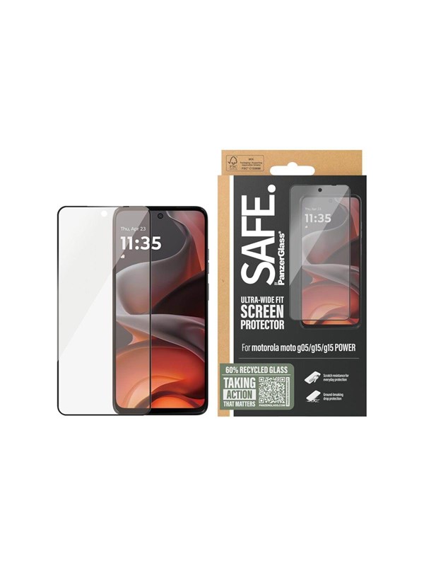 PanzerGlass SAFE. by - screen protector for mobile phone - ultra-wide fit