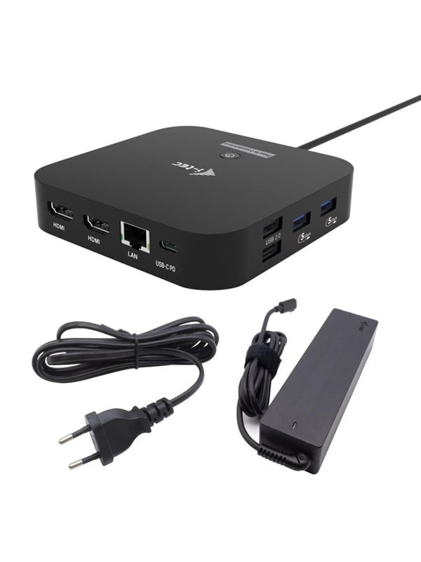 I-Tec Dockingstation Usb-C Dual Hdmi Power Delivery 100W Universal Charger 100W - Bild 4