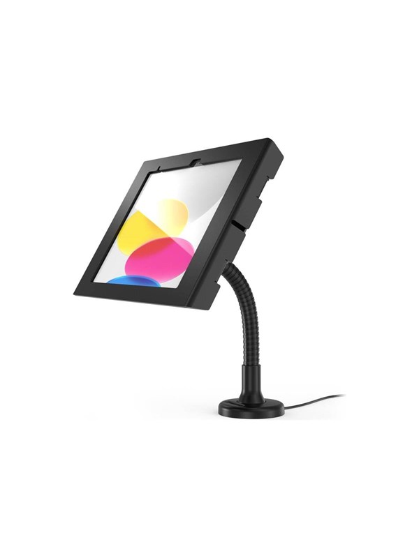 Compulocks Apex stand - exposed frontback camera and sensors - for tablet - flex arm mount - black - Max - recommended for