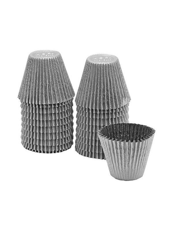 Asp-Holmblad Kerzenhalter Silber