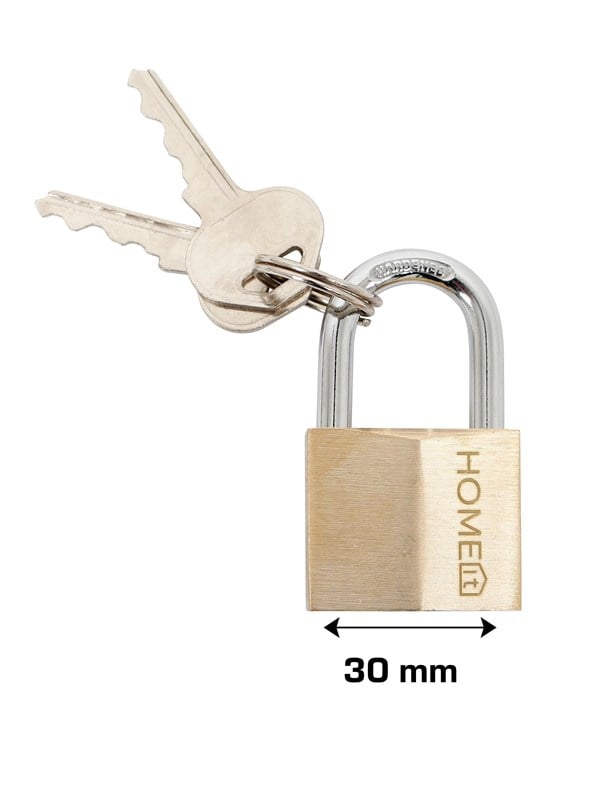 Home>it Brass padlock - 30 mm.