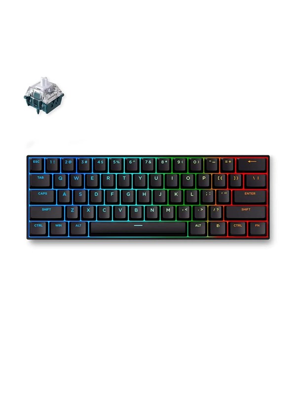 MCHOSE Ace 60 Pro TTC Uranus Magnetic SE Hall Effect - Gaming Tastaturen - ohne Numpad - Englisch (US) - Schwarz