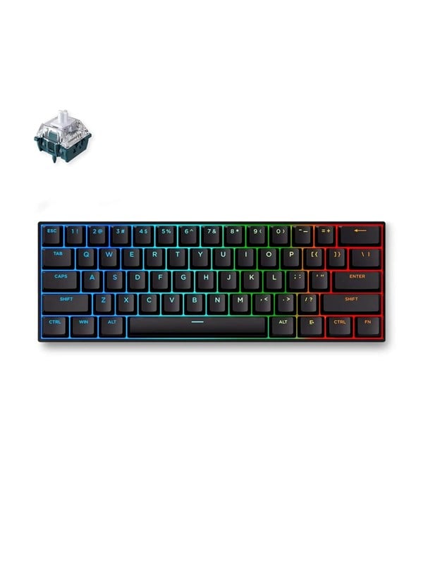 MCHOSE Ace 60 Pro TTC Uranus Magnetic Hall Effect - Gaming Tastaturen - ohne Numpad - Englisch (US) - Schwarz