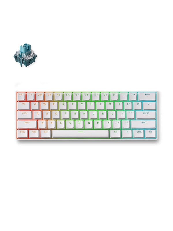 MCHOSE Ace 60 Pro TTC Uranus Magnetic Hall Effect - Gaming Tastaturen - ohne Numpad - Englisch (US) - Weiss