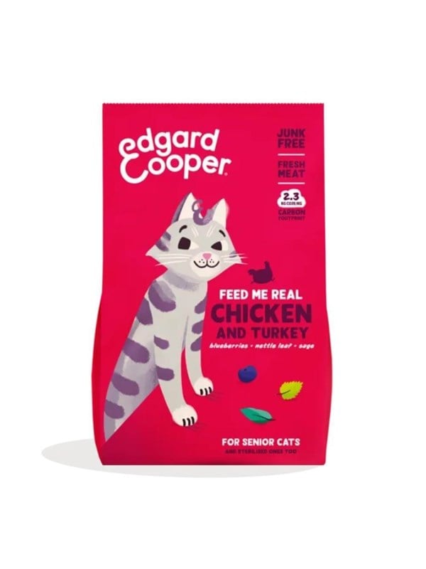 Edgard Cooper edgard cooper Katze Senior Trockenfutter HuhnPute