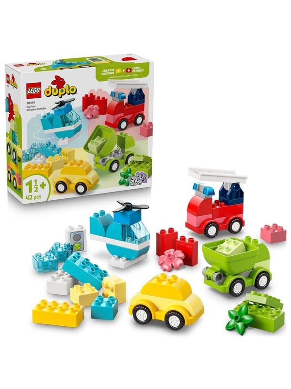 LEGO® Duplo 10474 Kreative Fahrzeuge Auto Hubschrauber Kipplaster Löschauto - Bild 17