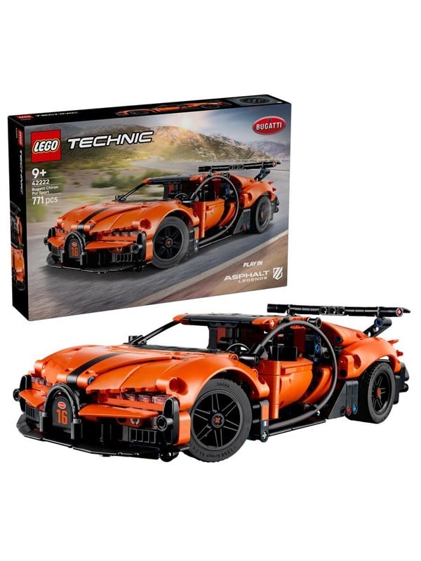 Image of LEGO Technic 42222 Bugatti Chiron Pur Sport Hypercar