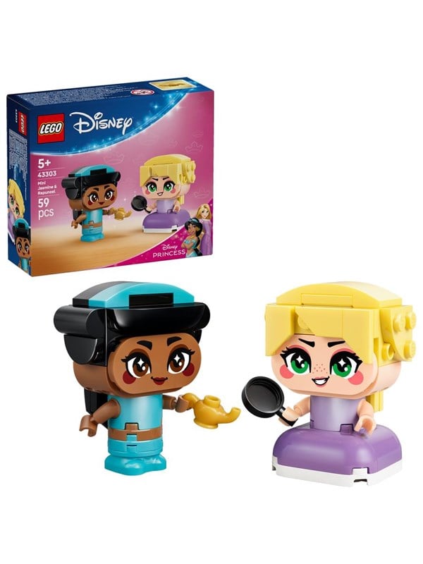 LEGO Disney 43303 Die Mini-Prinzessinnen Jasmin und Rapunzel