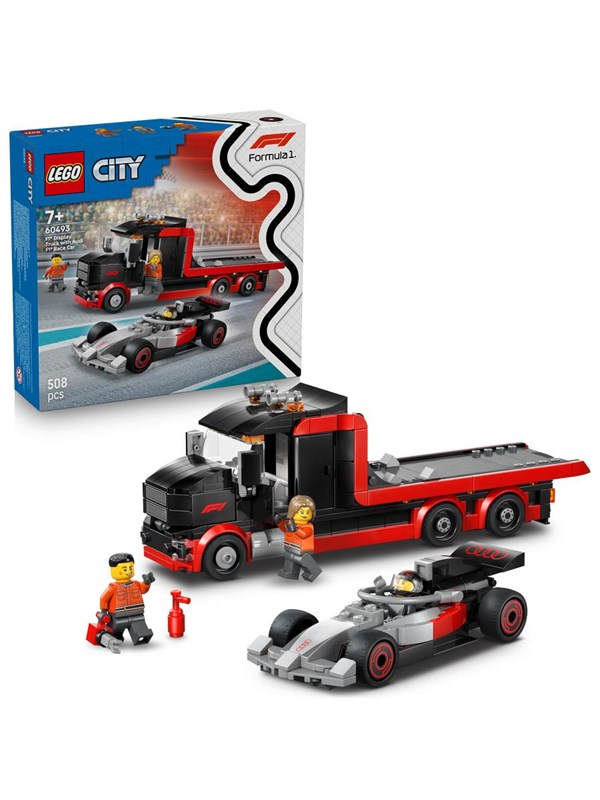 LEGO City 60493 F1 Truck mit Audi F1 Rennwagen
