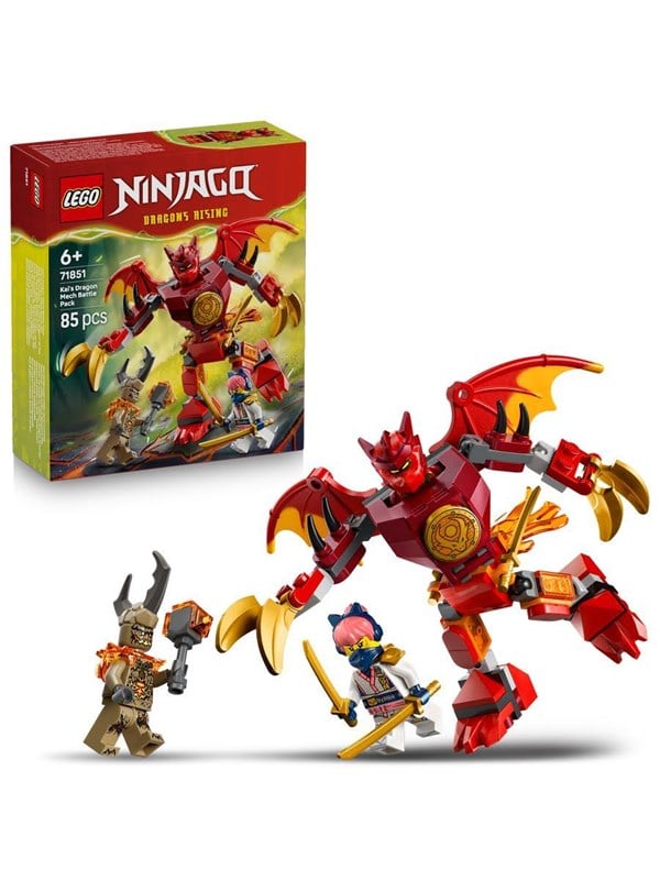 LEGO Ninjago 71851 Kais Drachen-Mech Battle Set