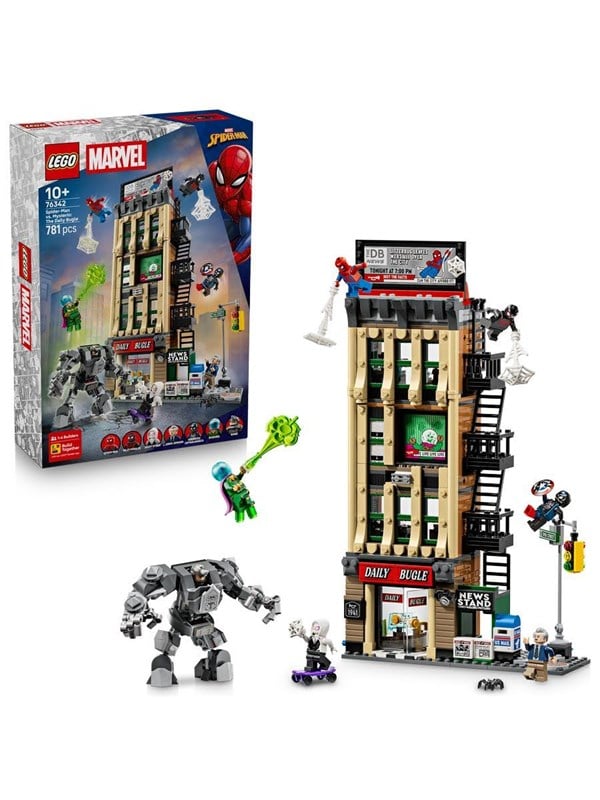 LEGO Marvel 76342 Spider-Man vs Mysterio Daily Bugle