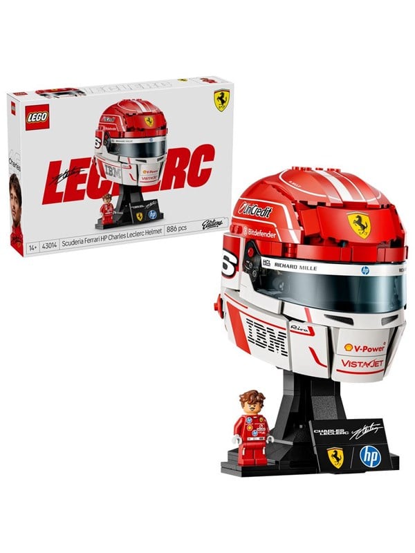 LEGO Editions 43014 Scuderia Ferrari HP Charles Leclerc Helm