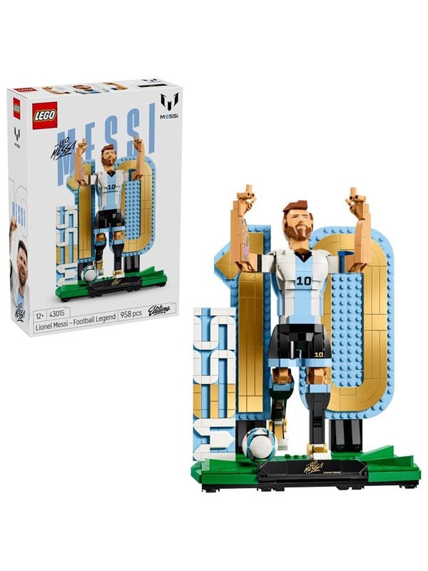 LEGO Editions 43015 Lionel Messi Fuballlegende
