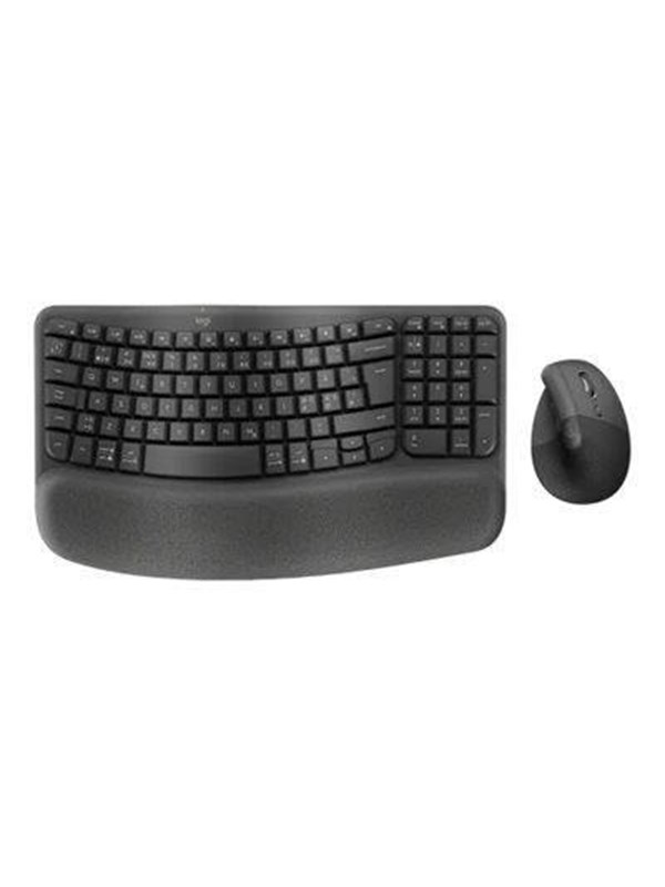 Image of Logitech Wave Keys and Lift Combo - Tastatur & Maus Set - 98% - Englisch (US) - Schwarz