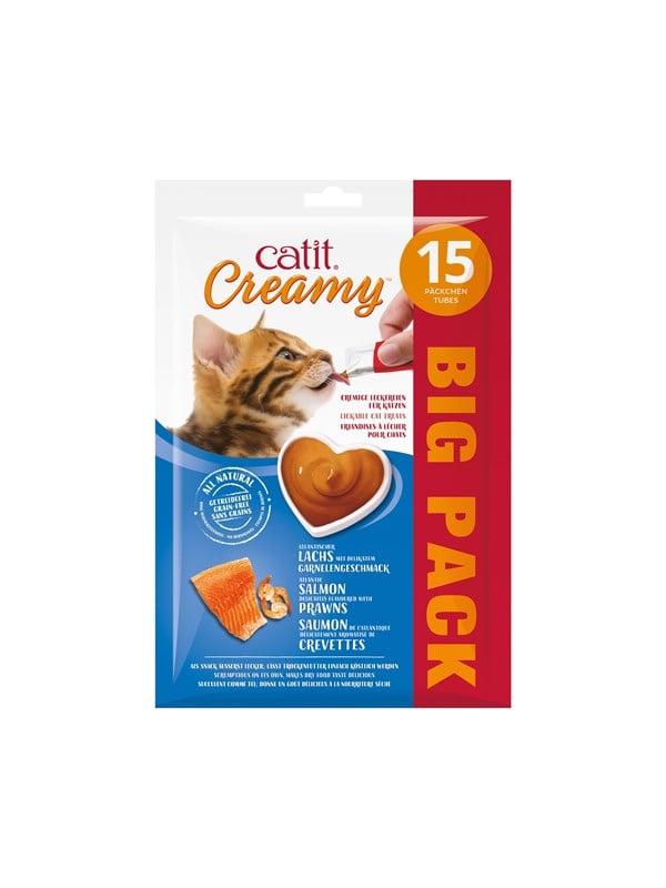 Catit catit cremet premium Leckerli fr Katzen Lachs wit