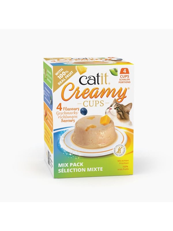 Catit catit creamy cups Mousse Mixpackung 4x25g