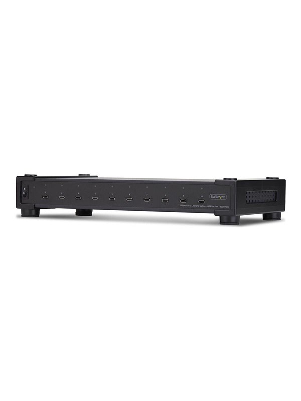 StarTech.com - hub - 10 ports - rack-mountable USB-Hubs - 10 - Schwarz