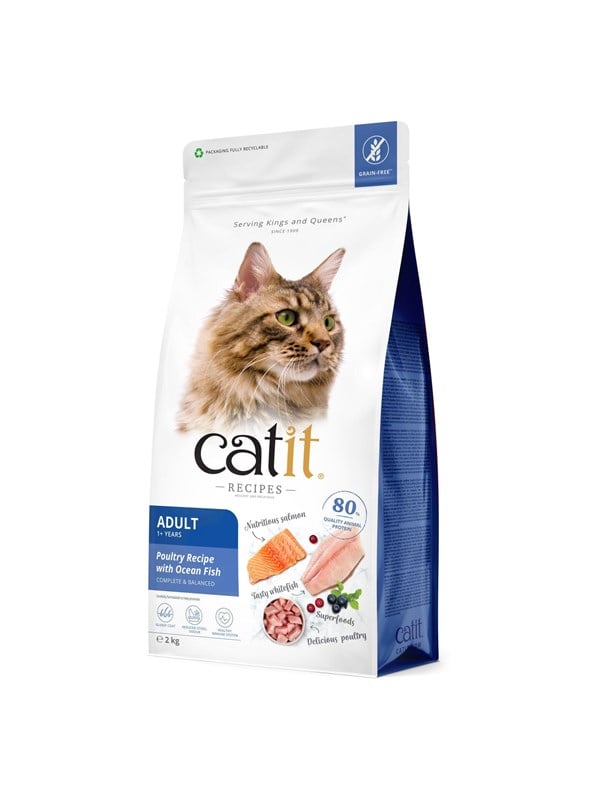 Catit catit premium Trockenfutter fr Katzen erwachsen Fisch 2