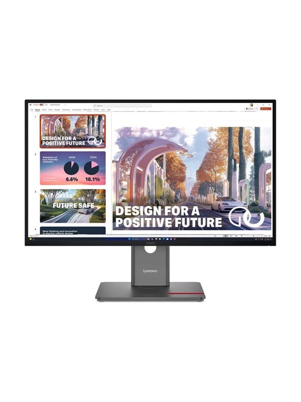 27" Lenovo ThinkVision P27QD-40 - 2560x1440 (QHD) - 120Hz - IPS - 140W USB-C - KVM switch
