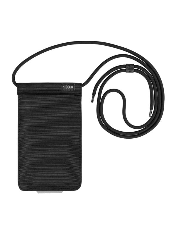 FIXED Shoulder Case with Sling for Phones up to 7" Black