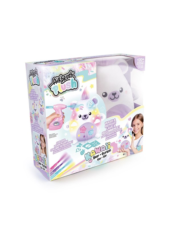 Image of Airbrush Plush Kawaii Bear