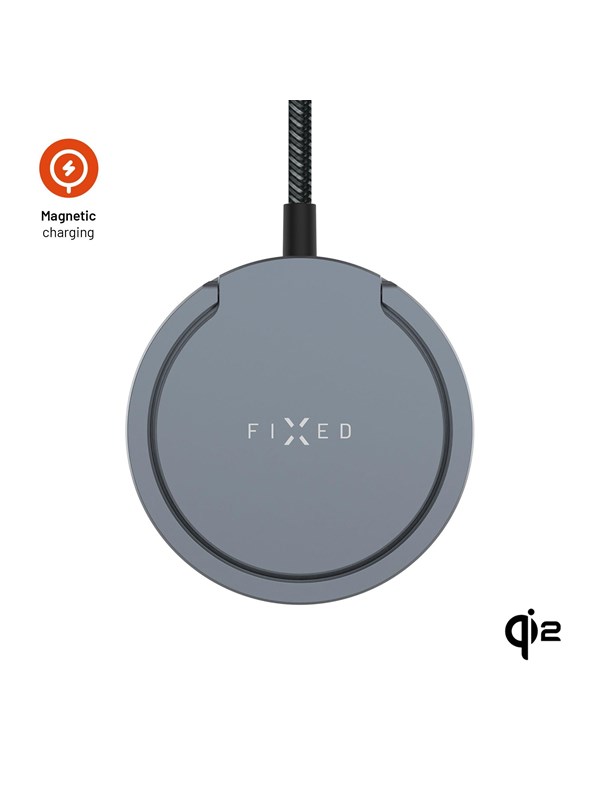 FIXED MagPad Pro Qi2 15W Wireless Charger/Stand Grey