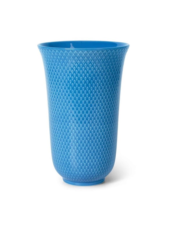 Lyngby Porceln - Rhombe Color Porcelain Vase 20 cm - Blue