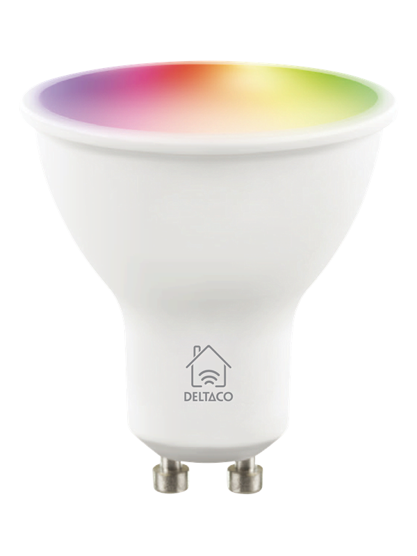 Deltaco Smart LED-bulb GU10 RGB Wi-Fi 47 W