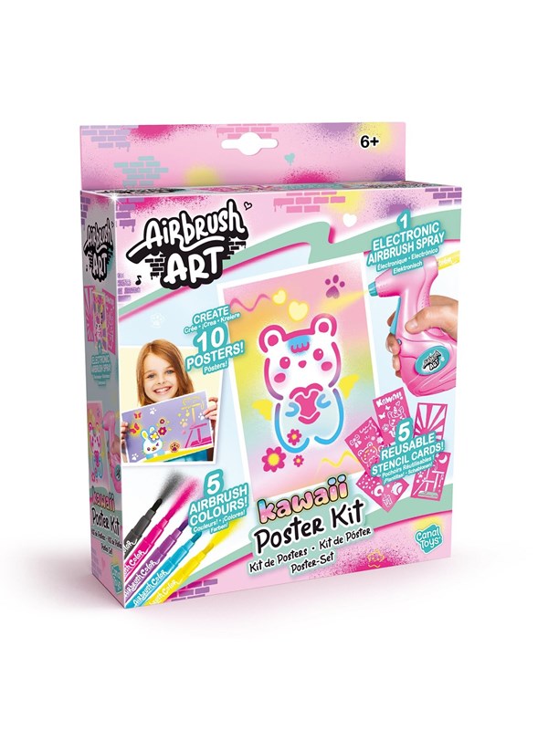Image of Airbrush Art Art Mini Poster Kit
