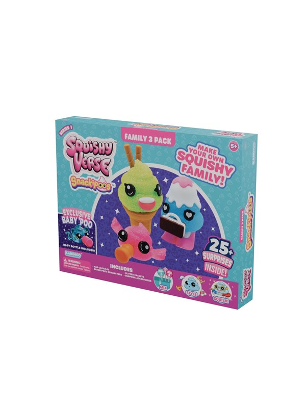 SquishyVerse Snackipoos S1 Family Pack