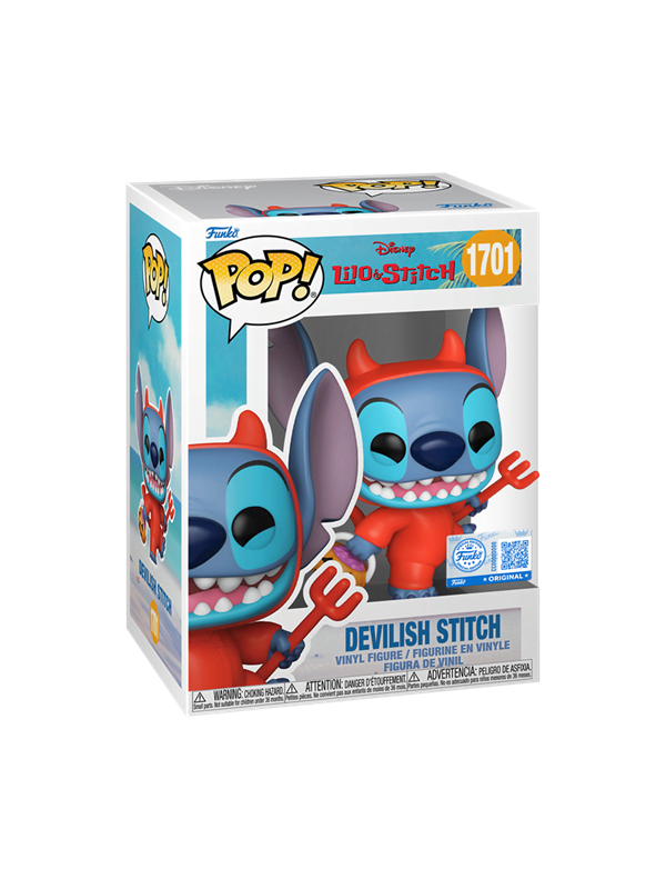 Funko - POP Vinyl Exclusive Stitch as Devil wCH - Figur