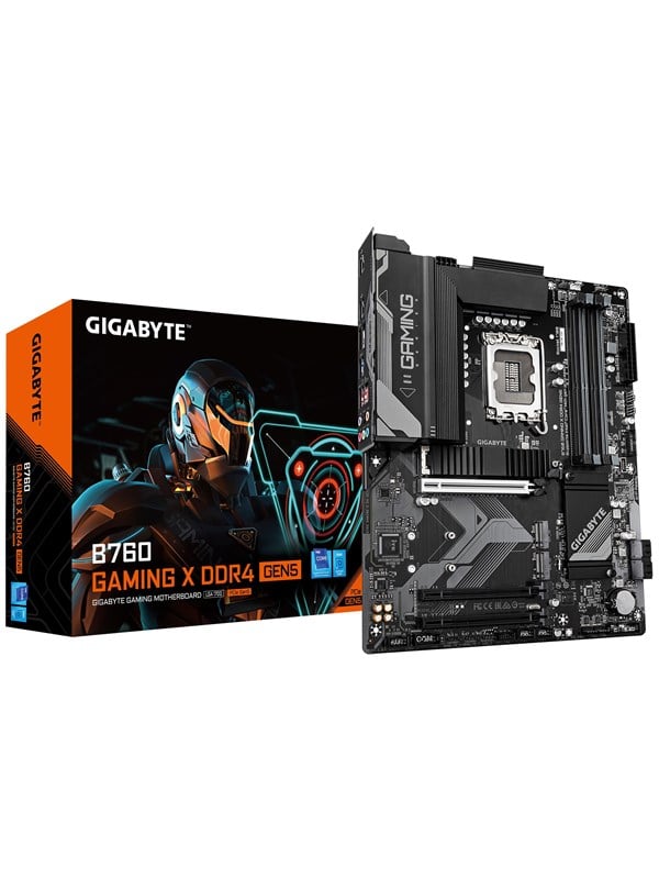 GIGABYTE B760 GAMING X DDR4 GEN5 Mainboard - Intel B760 - Intel LGA1700 - DDR4 RAM - ATX